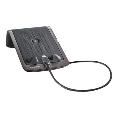 4250366843902-Gigaset MobileDock LM550 - module de charge et transfert d'appel - noir-Angle gauche-1