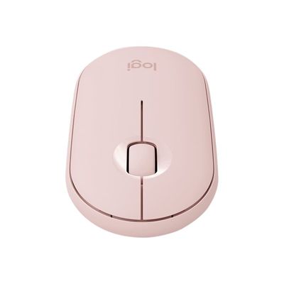 5099206085664-Logitech Pebble M350 - souris sans fil silencieuse - rose-Avant-2