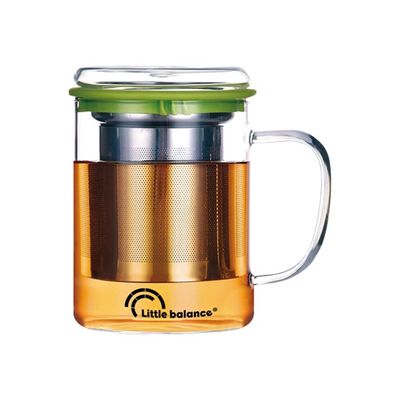 3760240784425-Little Balance - Tasse à infusion - vert - 400 ml-Angle gauche-0
