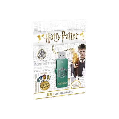 3126170167323-Emtec Harry Potter M730 Serpentard - clé USB 16 Go - USB 2.0-Angle gauche-0