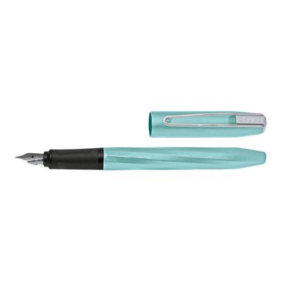 4014421260512-Online Slope - Stylo plume bleu marine - pointe moyenne-Angle gauche-1
