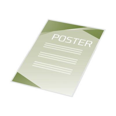 033816036819-GBC - 100 pochettes de plastification A2 (462 x 600 mm) - 125 microns-Angle droit-0