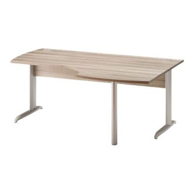 3483600784278-Bureau compact à droite JAZZ+ - 180 cm - Pieds métal - Chêne gris-Angle droit-0