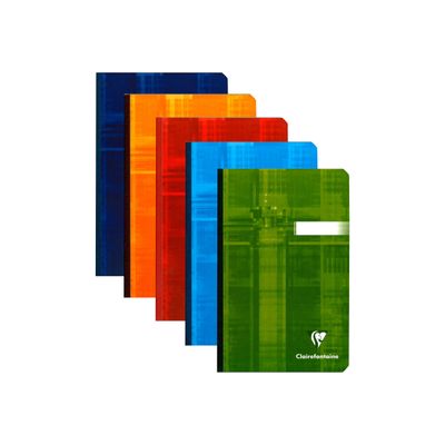 3329680696028-Clairefontaine - Carnet broché 11 x 17 cm - 192 pages - petits carreaux (5x5 mm) - disponible dans-Avant-0