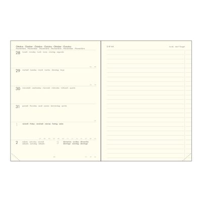 8052461968179-Legami - Agenda 1 semaine par page - 12 x 18 cm - vert anglais-Avant-1