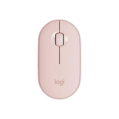 5099206085664-Logitech Pebble M350 - souris sans fil silencieuse - rose-Avant-3