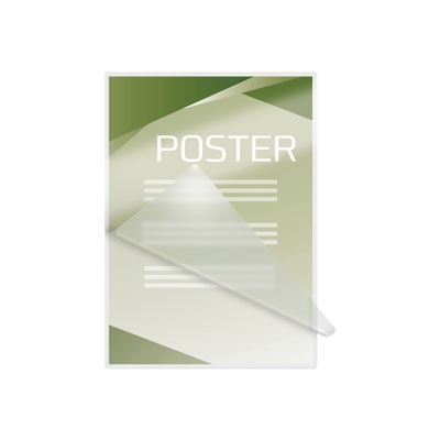 033816036819-GBC - 100 pochettes de plastification A2 (462 x 600 mm) - 125 microns-Avant-1