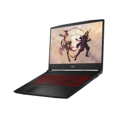 0404051387064-MSI Katana GF66 12UC-052FR - Pc portable 15,6" - Core i5 12500H - 8 Go RAM - 512 Go SSD-Angle droit-2