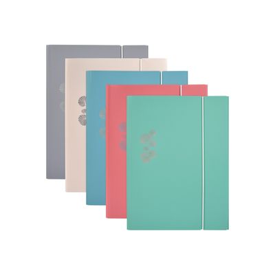 3045050355899-Oxford - Chemise polypro à rabats - A4 - disponible dans différentes couleurs pastels-Avant-0