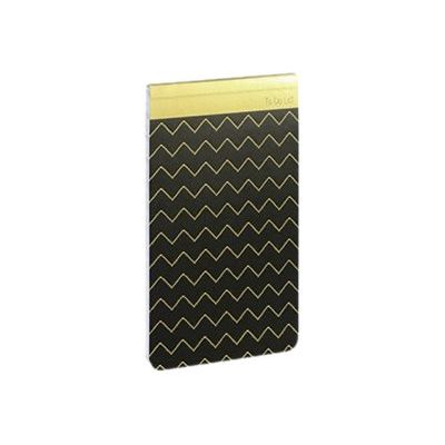 3700368754047-Carnet To-do-list 10 x 18 cm - Le Coq en papier Blue Art - Black twist-Angle gauche-0