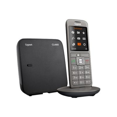 4250366853154-Gigaset CL660 - téléphone sans fil - anthracite-Angle gauche-2