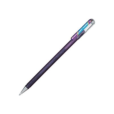 0884851024596-Pentel Hybrid Dual Metal - Roller - 1 mm - violet/bleu-Avant-0