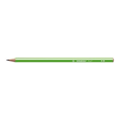4006381499804-STABILO Trio - Crayon à papier - HB - vert-Avant-0