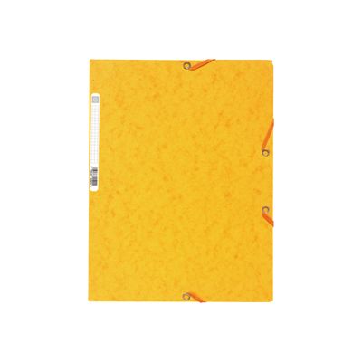 3130630555094-Exacompta Nature Future - Chemise à 3 rabats - A4 - pour 250 feuilles - jaune-Avant-0