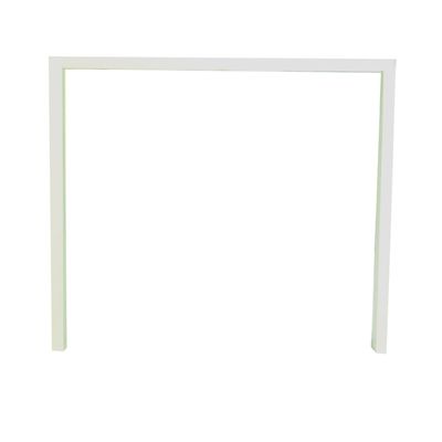 0404000121367-Bureau simple IRIS - L160 cm - Plan suivant - Pieds blanc - plateau imitation Hêtre--2