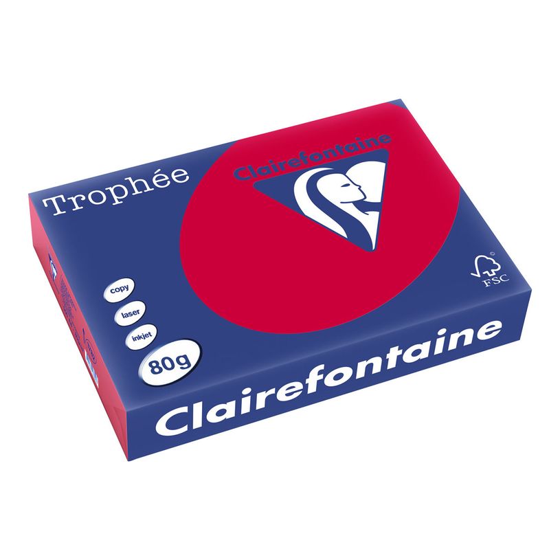 3329680178203-Clairefontaine Trophée - Papier couleur - A4 (210 x 297 mm) - 80 g/m² - Ramette de 500 feuill-P_1782_1-0