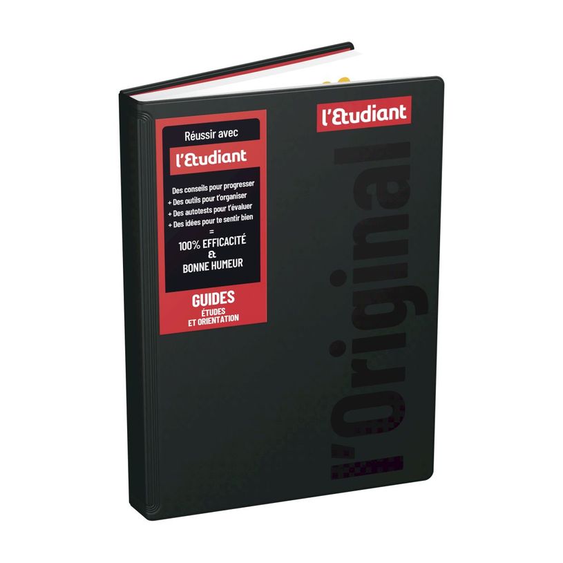 3147281939005-Agenda L'Étudiant Original - 1 jour par page - 15 x 20 cm - noir - Hamelin-P_93900_2-0