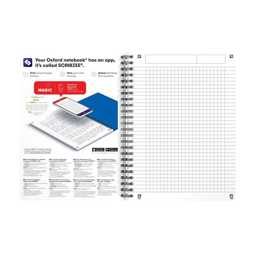 3020120022048-Oxford Office Essentials - Cahier à spirale A5 - 180 pages - petits carreaux (5x5 mm) - disponib-P_10983472_5-2