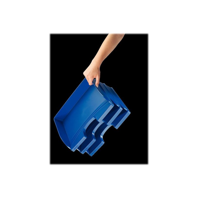 4002432389063-Leitz Plus - corbeille à courrier - pour A4 - bleu-P_300016549_1-3