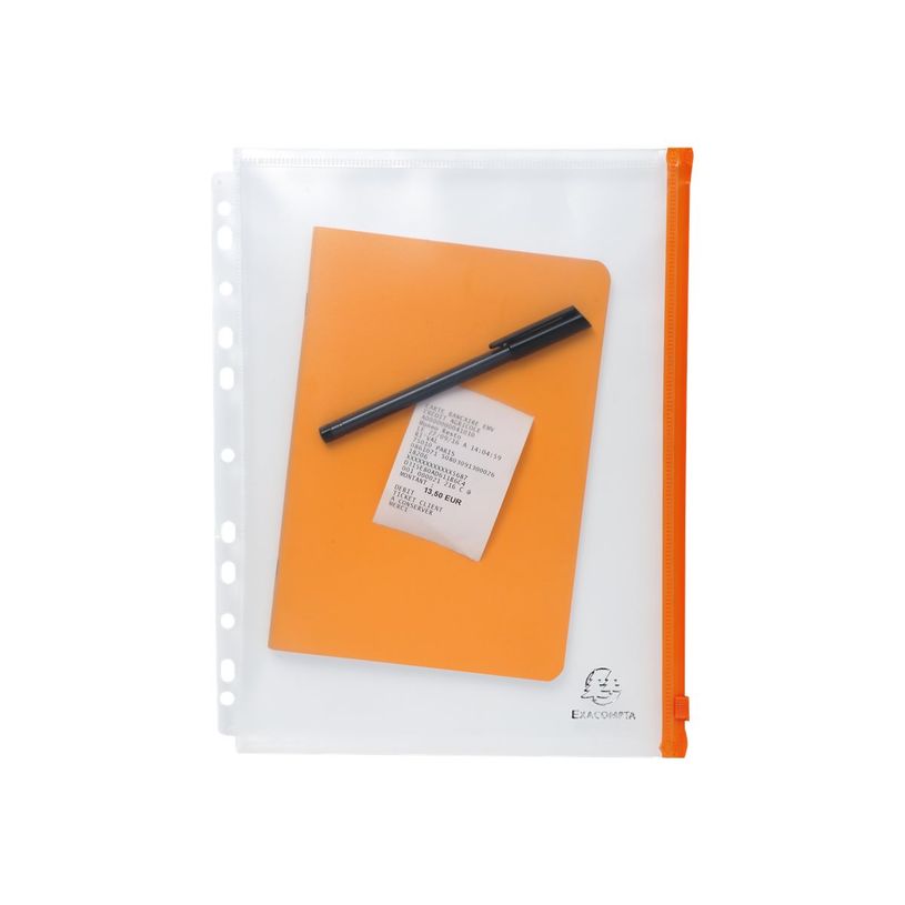 3130630573340-Exacompta Exactive - valisette à fermeture éclair - A4 - crystal translucide (pack de 5)-P_300031507_2-1