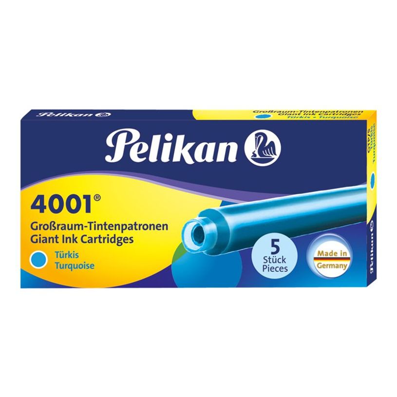 4012700310651-Pelikan 4001 - cartouche d'encre - turquoise (pack de 5)-P_300041615_1-0