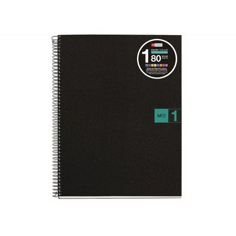 8422593026564-THE ORIGINAL NOTEBOOK, couverture souple, A5, quadrillage 5x5 mm, 80 feuilles de 1 couleur-P_300044414_1-0