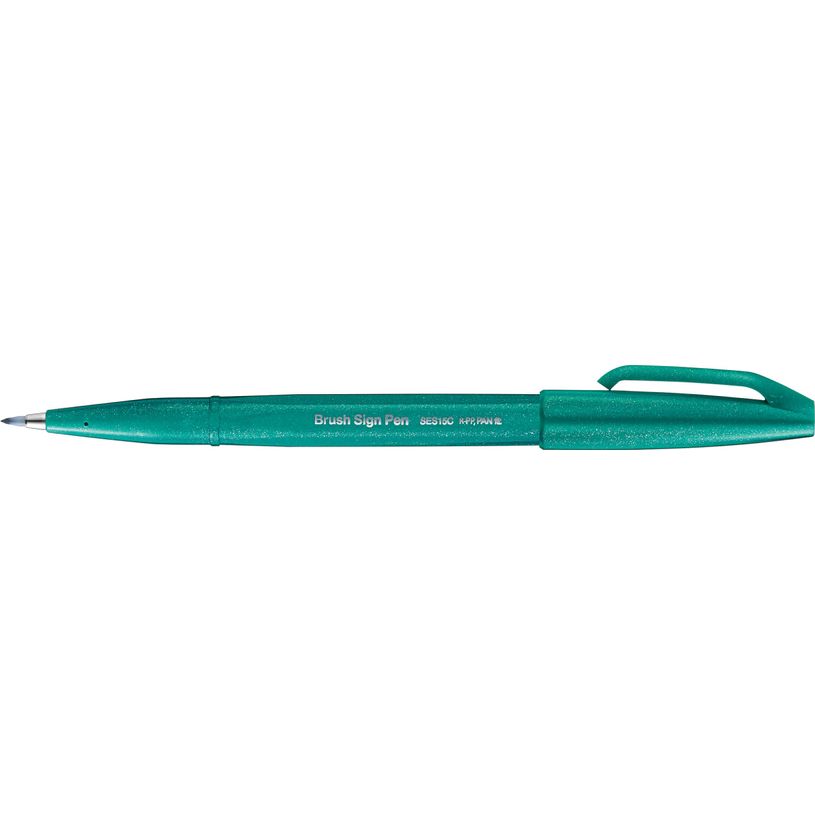 4902506365002-Pentel Sign pen - Feutre pinceau à pointe souple - vert turquoise-P_400001332_2-0