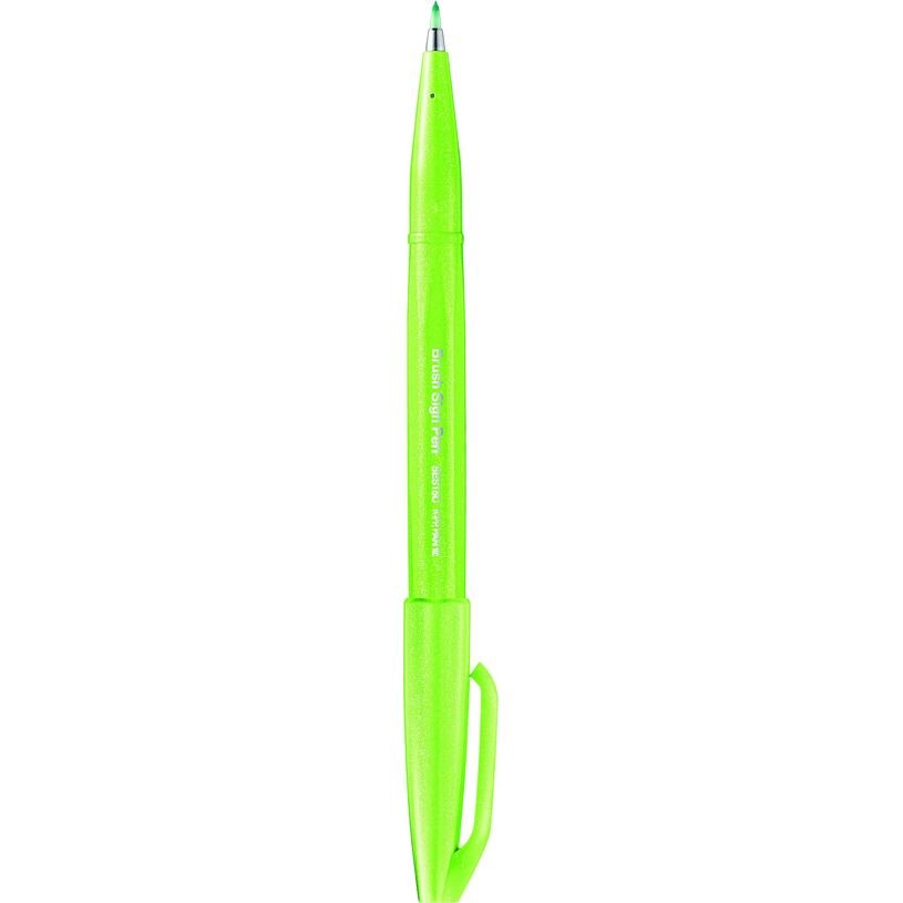 4902506365040-Pentel Sign pen - Feutre pinceau à pointe souple - vert pastel-P_400001339_1-0