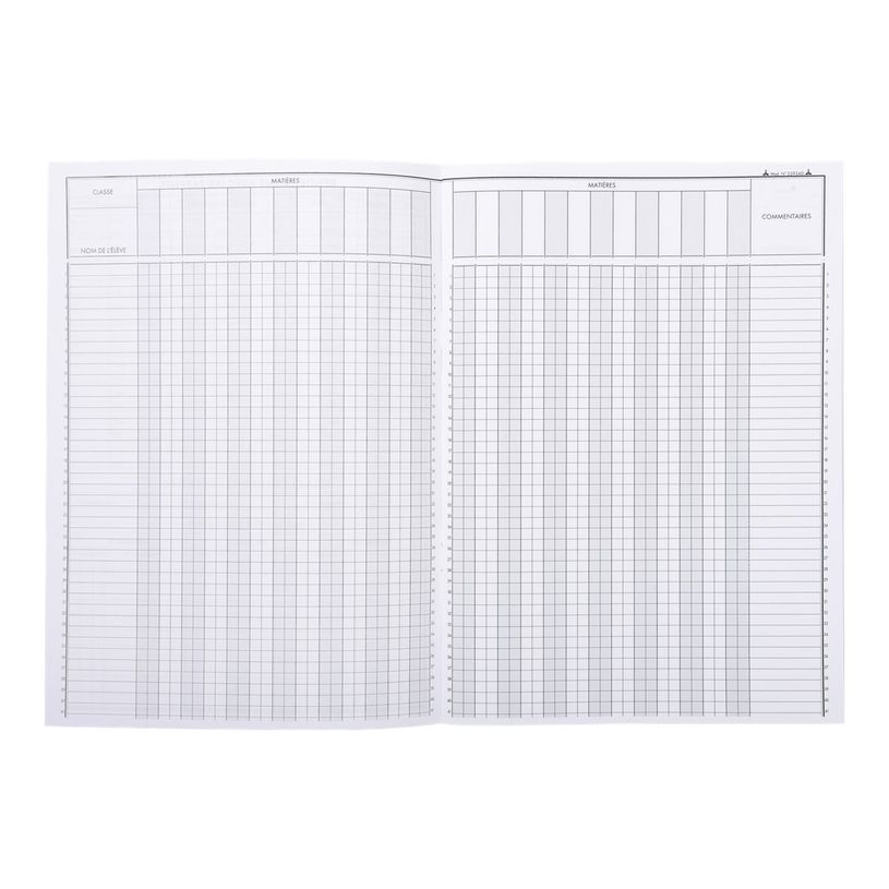3370442539343-Exacompta - 25 Cahiers de notes et de bord professeur - 26 matières - 48 pages - A4-P_400001792_3-2