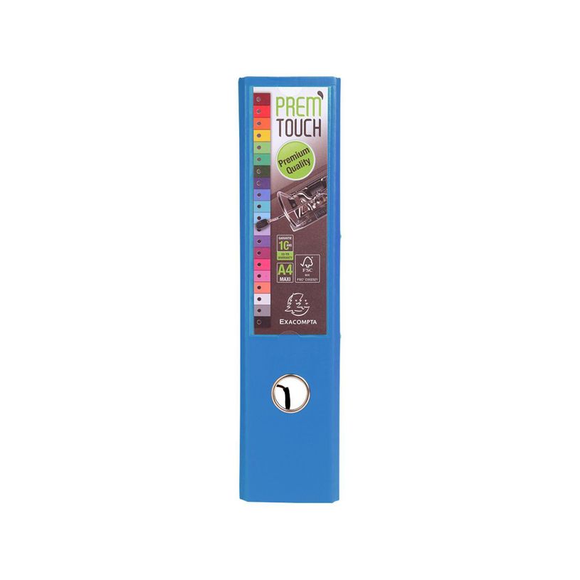 3130632533427-Exacompta Prem'Touch - 10 Classeurs à levier - Dos 80 mm - A4 Maxi - pour 600 feuilles - -P_400001859_3-2