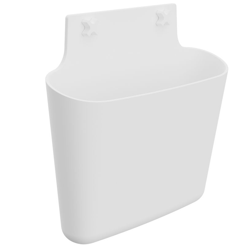 3660141280241-Corbeille murale XL - H 38,5 x L 40 x P 11,5 cm - blanc-P_400001949_1-0