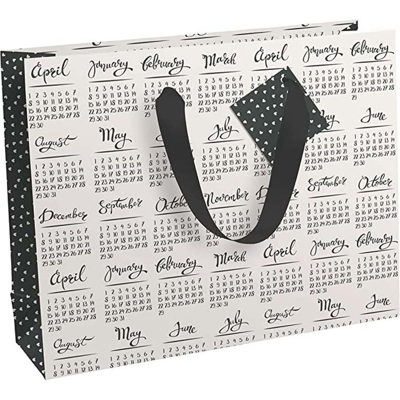 5033601540908-Clairefontaine Excellia - Sac cadeau - 37,3 cm x 11,8 cm x 27,5 cm - save the date-P_400002906_1-0