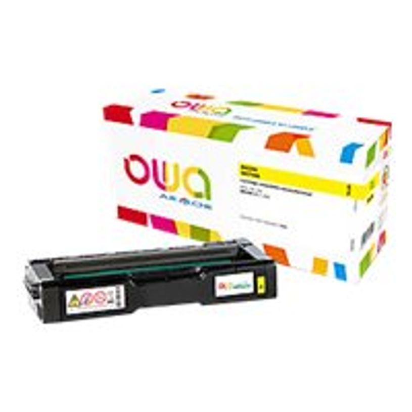 3112539716059-Cartouche laser compatible Ricoh 407546 - jaune - Owa K16092OW-P_400003204_1-0