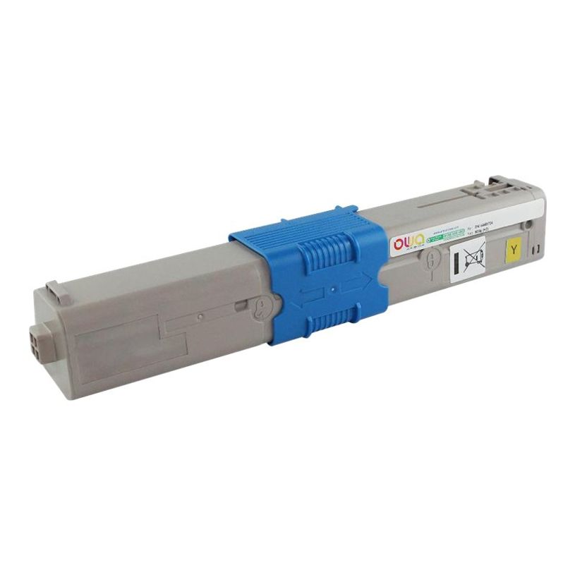 3112539704919-Cartouche laser compatible OKI 44973533 - jaune - Owa K18020OW-P_400003216_2-1