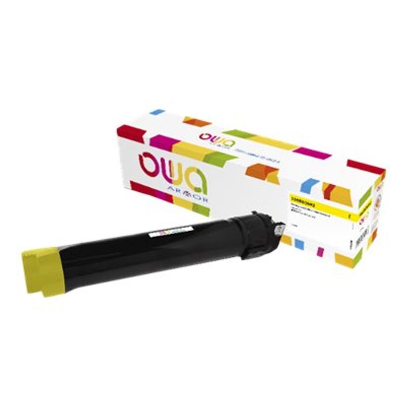3112539766474-Cartouche laser compatible Xerox 106R03692 - jaune - Owa K18348OW-P_400003229_1-0