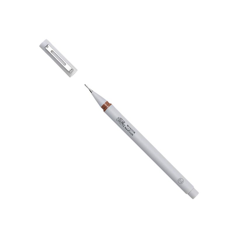884955070222-Winsor & Newton - Feutre fin 0,3 mm - sépia-P_400005060_2-1