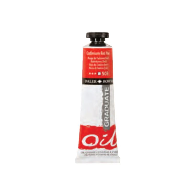 50807925-Daler-Rowney Graduate 588 - Peinture à huile - 38 ml - vermillon-P_400005218_1-0