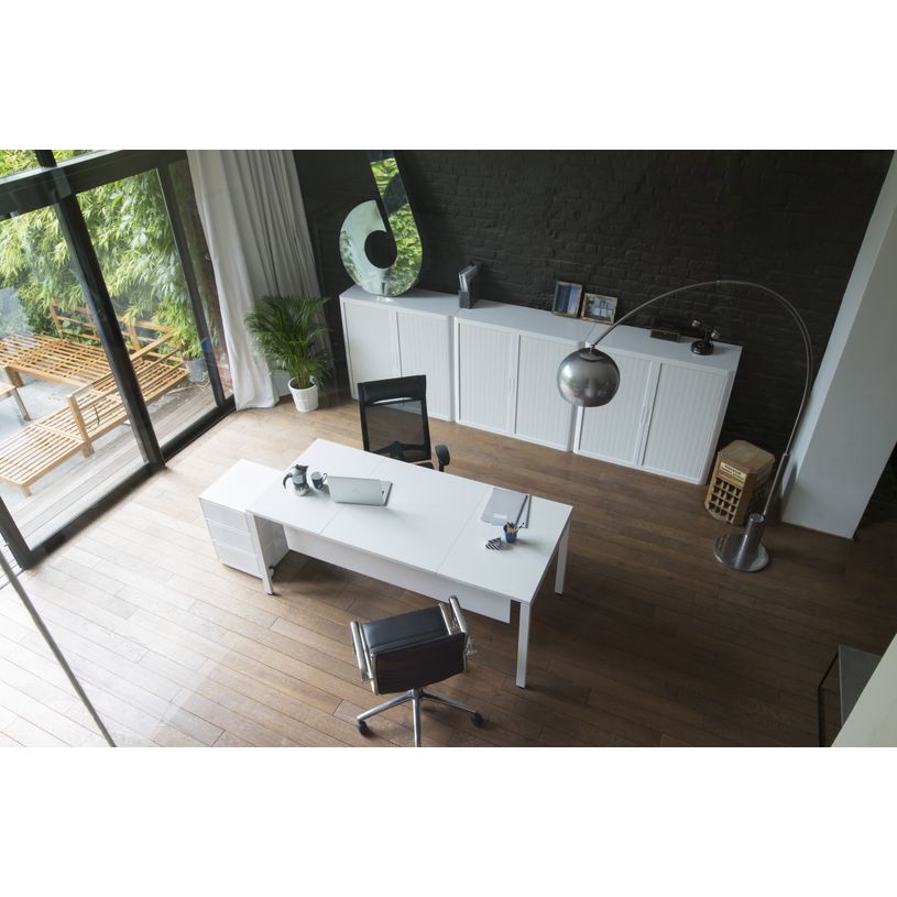 3660141251258-Bureau droit EASYDESK - L140 x P80 cm  - Blanc-P_400008927_2-1