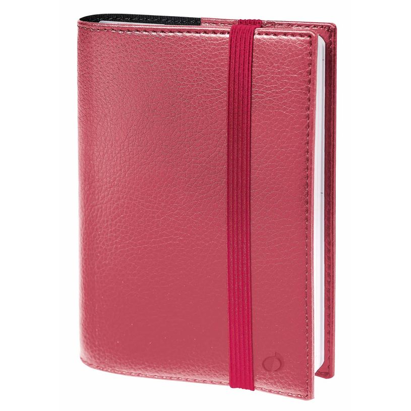 3371010458318-Agenda spiralé à élastique Time & Life Pocket - 1 semaine sur 2 pages - 10 x 15 cm - rose irisé - Q--1
