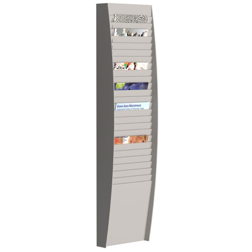 3660141170146-Présentoir mural - 25 cases verticales pour document format A4 - gris-P_400009613_1-0