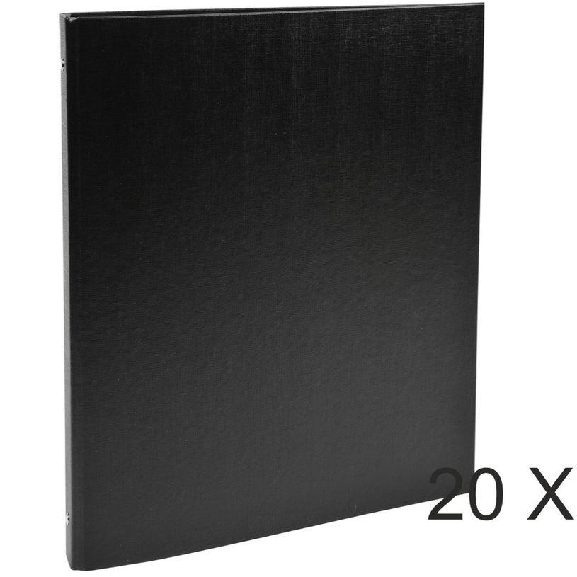 3130638511511-Exacompta - 20 Classeurs à anneaux - Dos 20 mm - A4 - noir (carton recouvert PP)-P_400010444_1-0