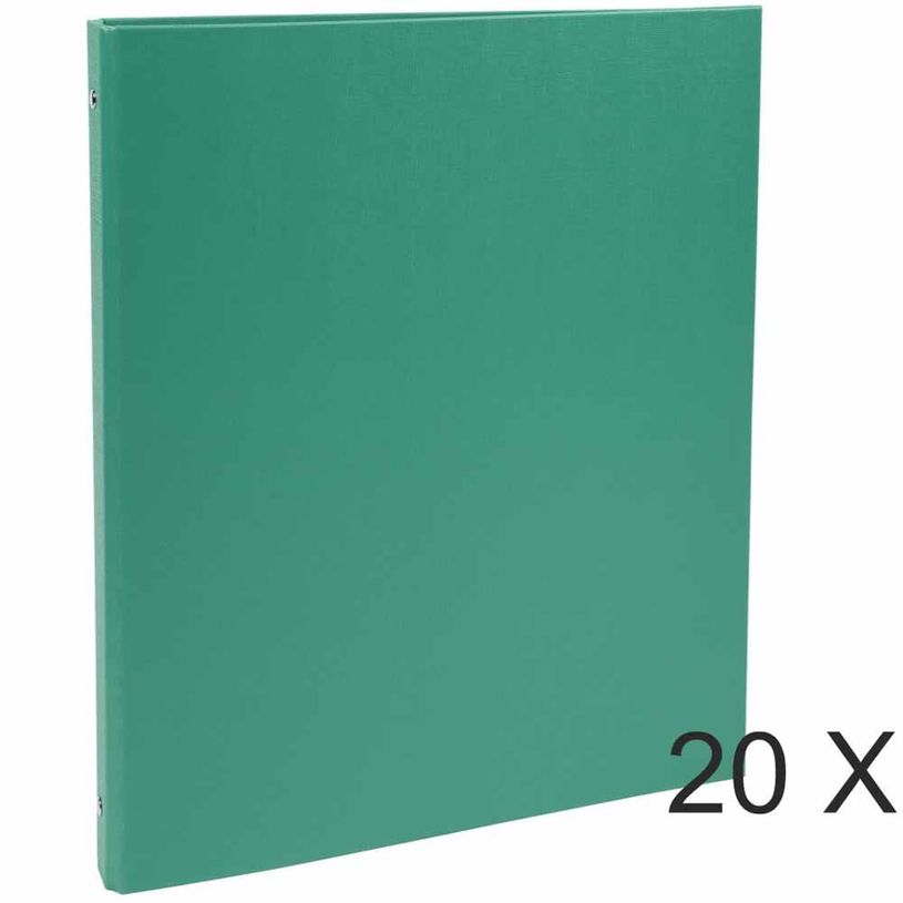 3130634511539-Exacompta - 20 Classeurs à anneaux - Dos 20 mm - A4 - vert (carton recouvert PP)-P_400010446_1-0