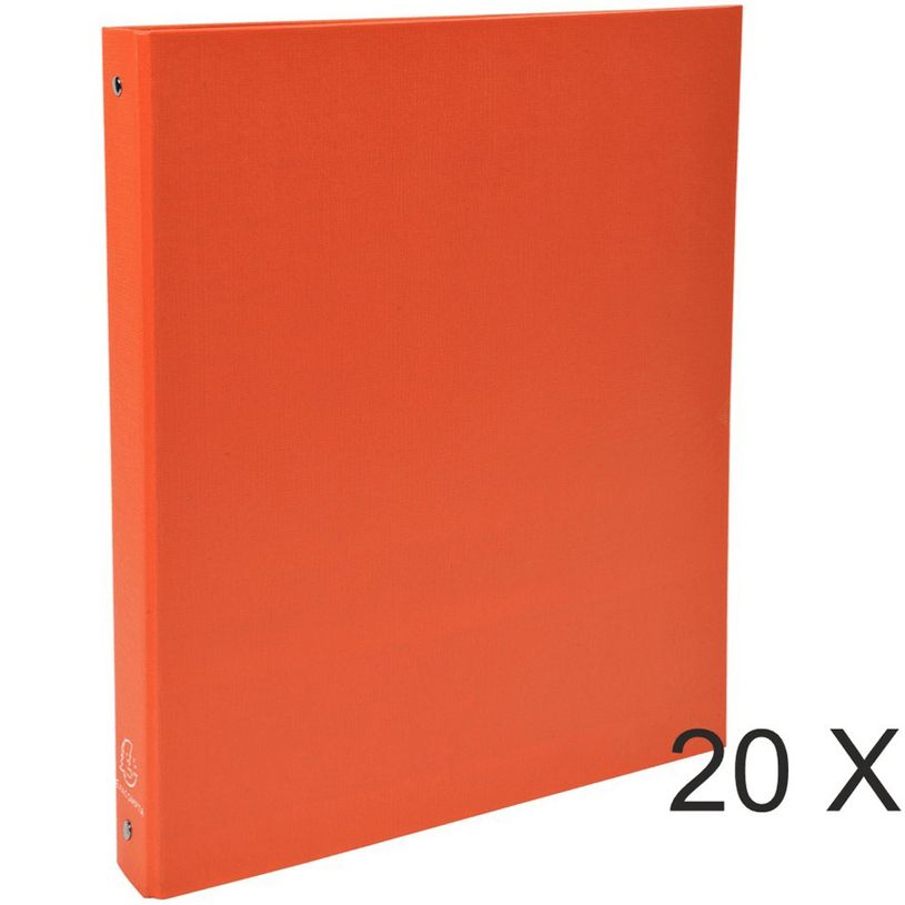 3130638513744-Exacompta - 20 Classeurs à anneaux - Dos 40 mm - A4 - orange (carton recouvert PP)-P_400010449_1-0