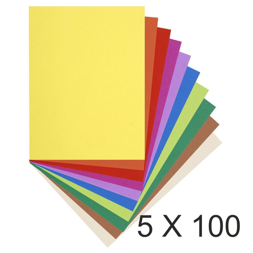 3288581601015-Exacompta Flash - 5 Paquets de 100 Chemises - 220 gr - couleurs assorties-P_400010842_1-0