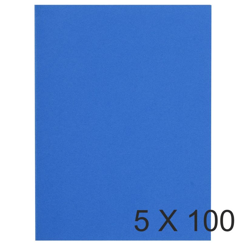 3288581601107-Exacompta Flash - 5 Paquets de 100 Chemises - 220 gr - bleu foncé-P_400010847_1-0