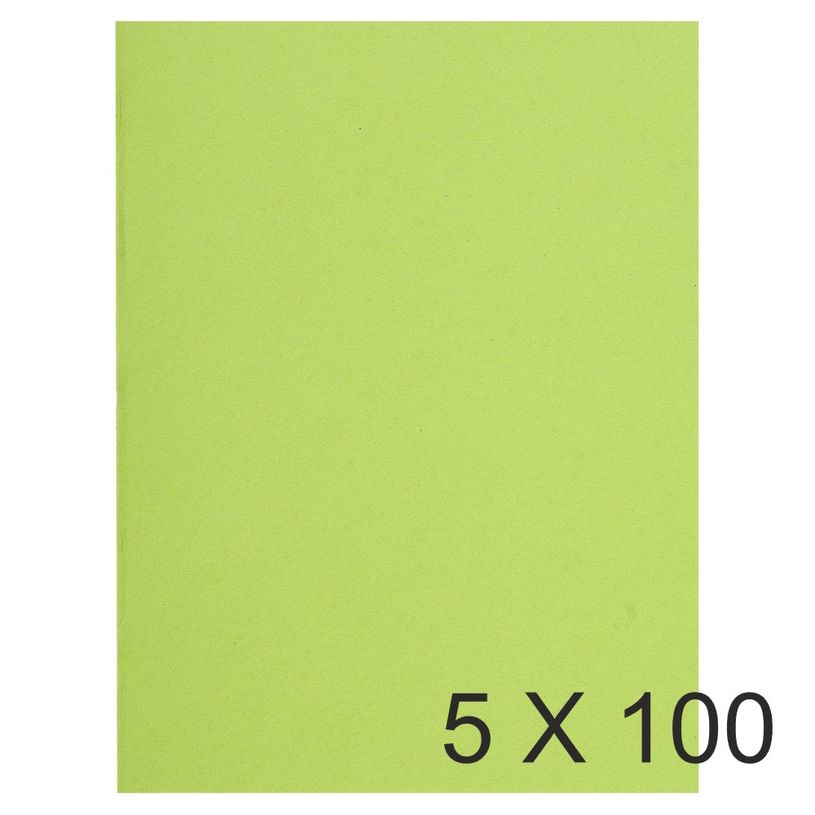 3288581601138-Exacompta Flash - 5 Paquets de 100 Chemises - 220 gr - vert tilleul-P_400010849_1-0