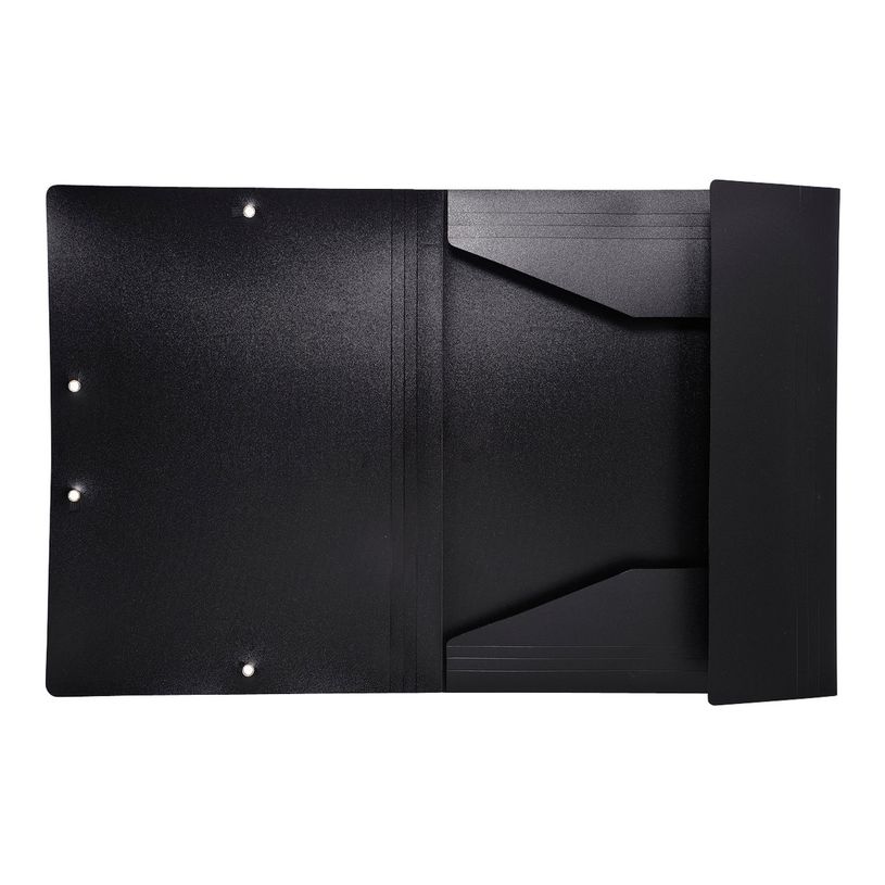 3130633558016-Exacompta Opak - 50 Chemises à 3 rabats polypro - A4 - noir-P_400011109_3-2