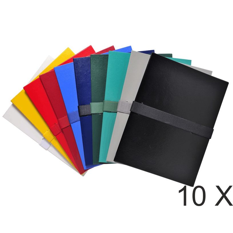 3130632006402-Exacompta - 10 Chemises extensibles 1 rabat à sangle scratch - couleurs assorties-P_400011171_1-0