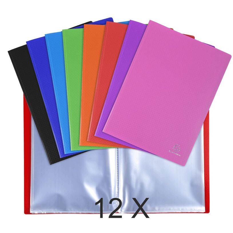 3130632088309-Exacompta Opak - 12 Porte vues - 60 vues - A4 - couleurs assorties-P_400011717_1-0