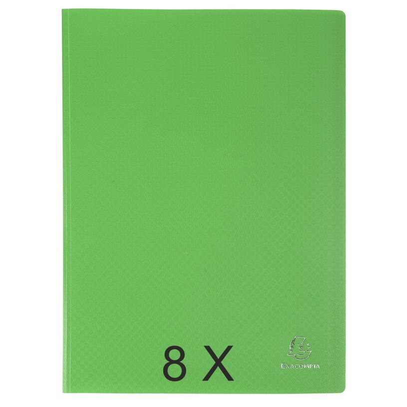 3130632881139-Exacompta Opak - 8 Porte vues - 200 vues - A4 - vert clair-P_400011760_1-0